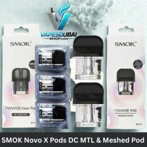 SMOK Novo X Pods DC MTL & Meshed Pod Cartridge In Dubai