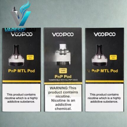 VOOPOO Drag XS Pods 4.5ml PnP & PnP MTL Replacement Pods in Dubai