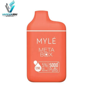 Myle Meta Box 5000 Puffs 5% (50mg) Nicotine Georgian Peach