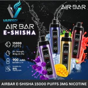 Airbar E Shisha 15000 Puffs Disposable Vape DTL 3MG