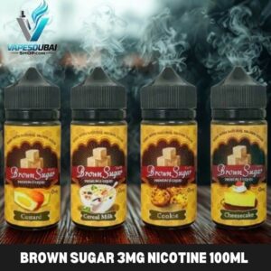 BROWN SUGAR 3MG Nicotine 100ML E-Liquid