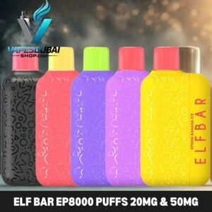 ELF BAR EP8000 Puffs 20MG & 50MG Nicotine Disposable Vape