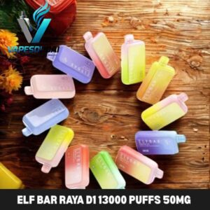ELF BAR Raya D1 13000 Puffs 50mg Nicotine In Dubai