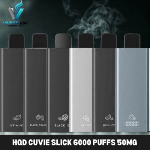 HQD CUVIE Slick 6000 Puffs 50MG Nicotine