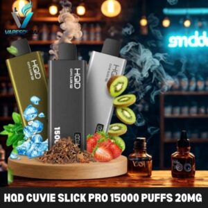 HQD Cuvie Slick Pro 15000 Puffs 20mg Nicotine