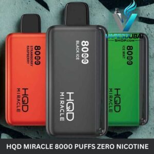 Hqd miracle 8000 puffs zero nicotine