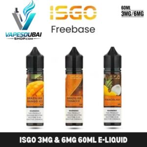 ISGO 3MG & 6MG 60ml E-Liquid