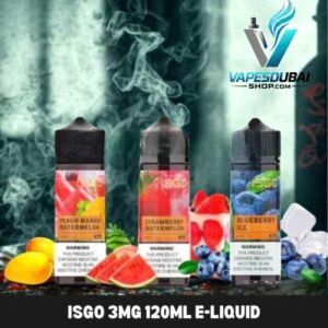 Isgo 3mg 120ml E-liquid