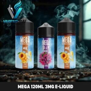 MEGA 120ml 3mg E-liquid