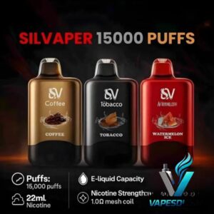 Silvaper 15000 Puffs 20mg nicotine Disposable Vape