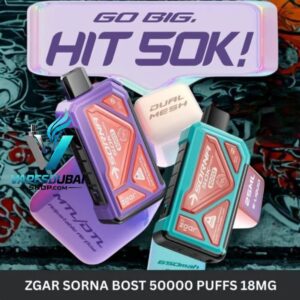 ZGAR Sorna Boost 50000 Puffs 18mg Nicotine